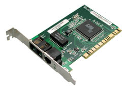  ������� PCI-������� ZyXEL PPC10 � ����� ������������ � Ethernet 10BaseT � HomePNA 1.1. 
