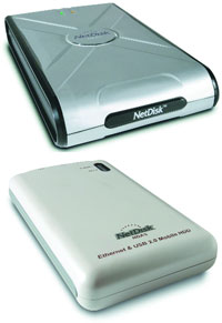 Ximeta NetDisk � ������ ������� ���������� � ���������� Ethernet � USB.
