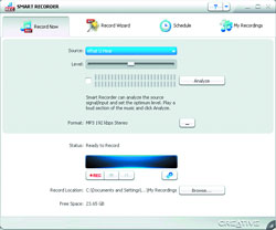 ������� ������, ����� ���� �� ����������� ���������, ������ ����� ���������������� ������������� � ��������� Smart Recorder.